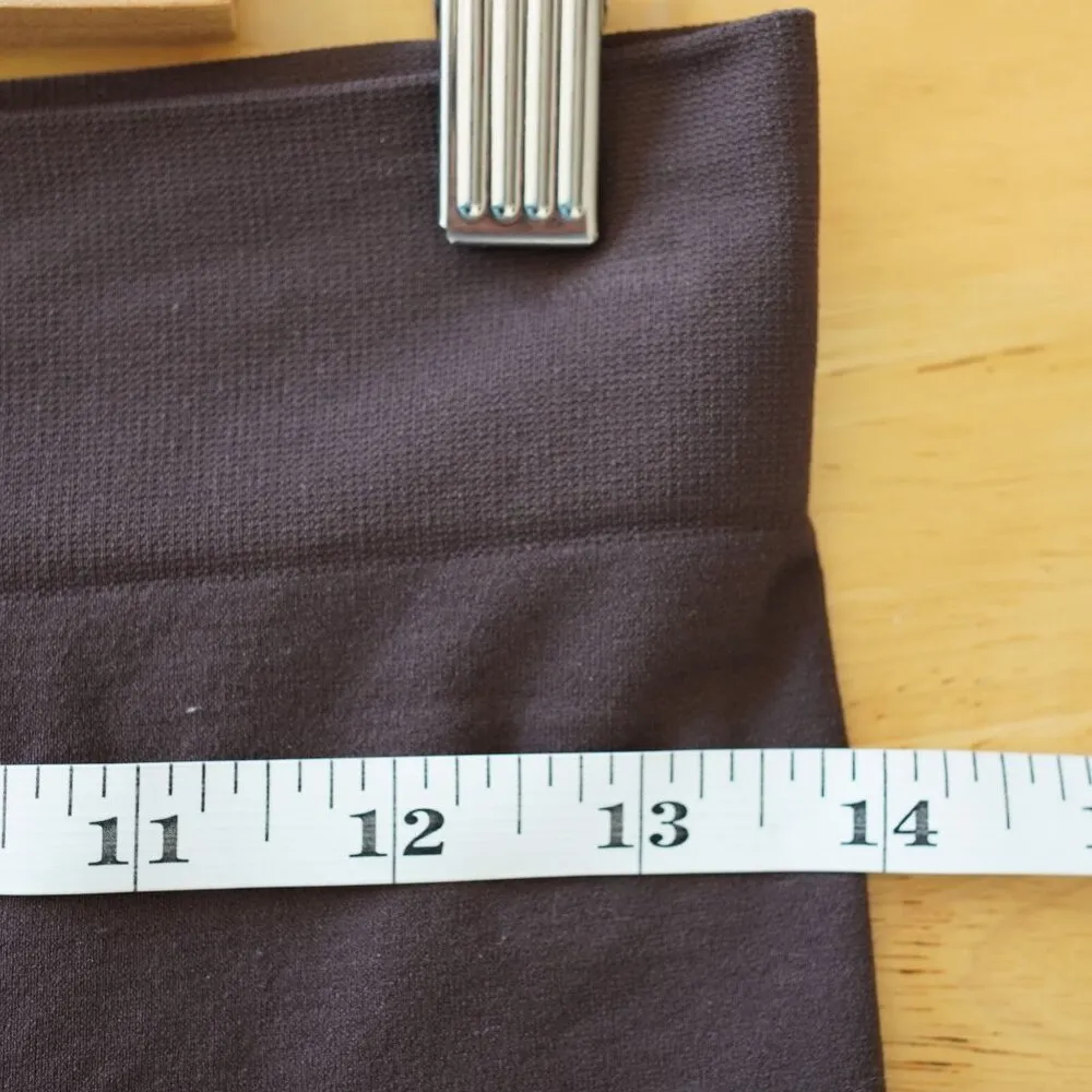 Title Nine Brown Leggings M Seamless Stretchy Activewear Minimalist Comfort - Image 6