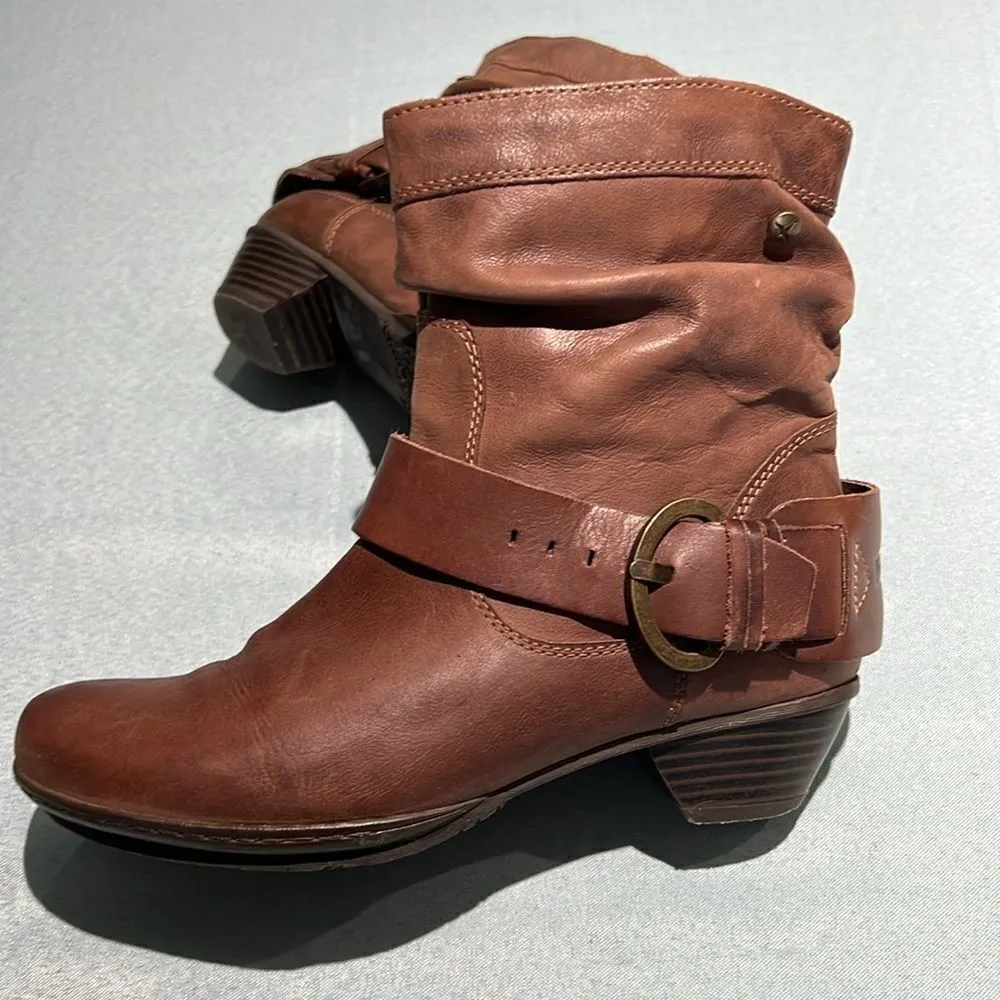 Pikolinos Brujas Bootie Kaki/Choco Ladies Boots Size 6.5/7 - Image 3