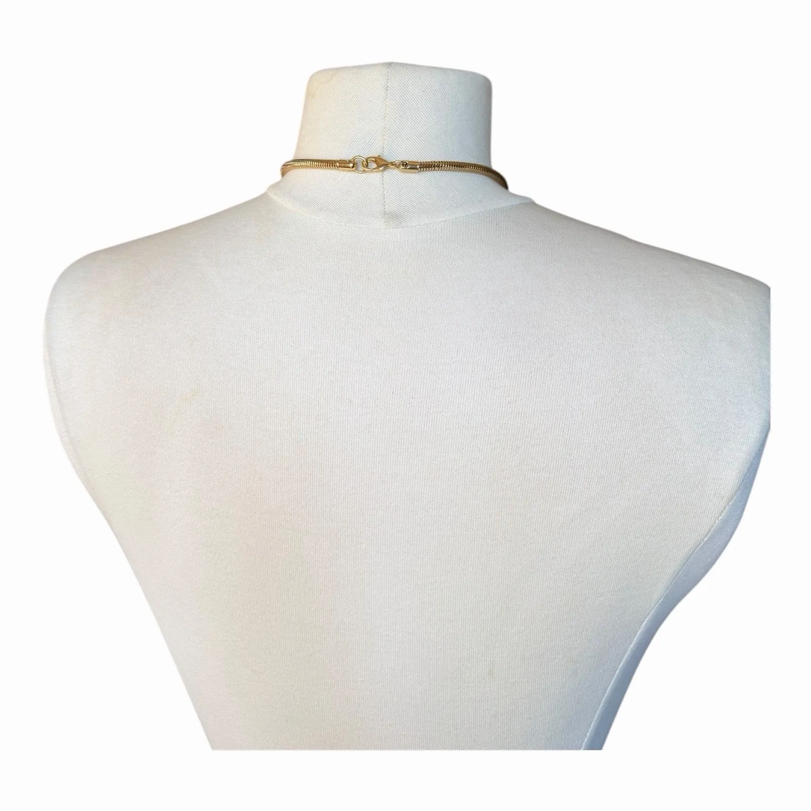 Jules Smith Twitter Cross Statement Necklace Sleek Black Enamel Yellow Gold NWT - Image 6