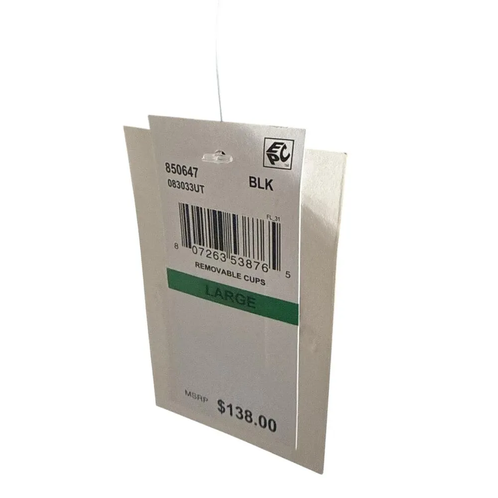 Becca Rebecca Virtue Black Plunge V-Neck One Piece Swimsuit Size Large - Image 8