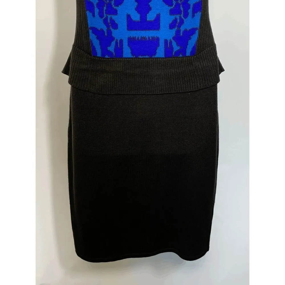 Marc New York Womens Midi Dress Casual Sleeveless Blue Small - Image 3