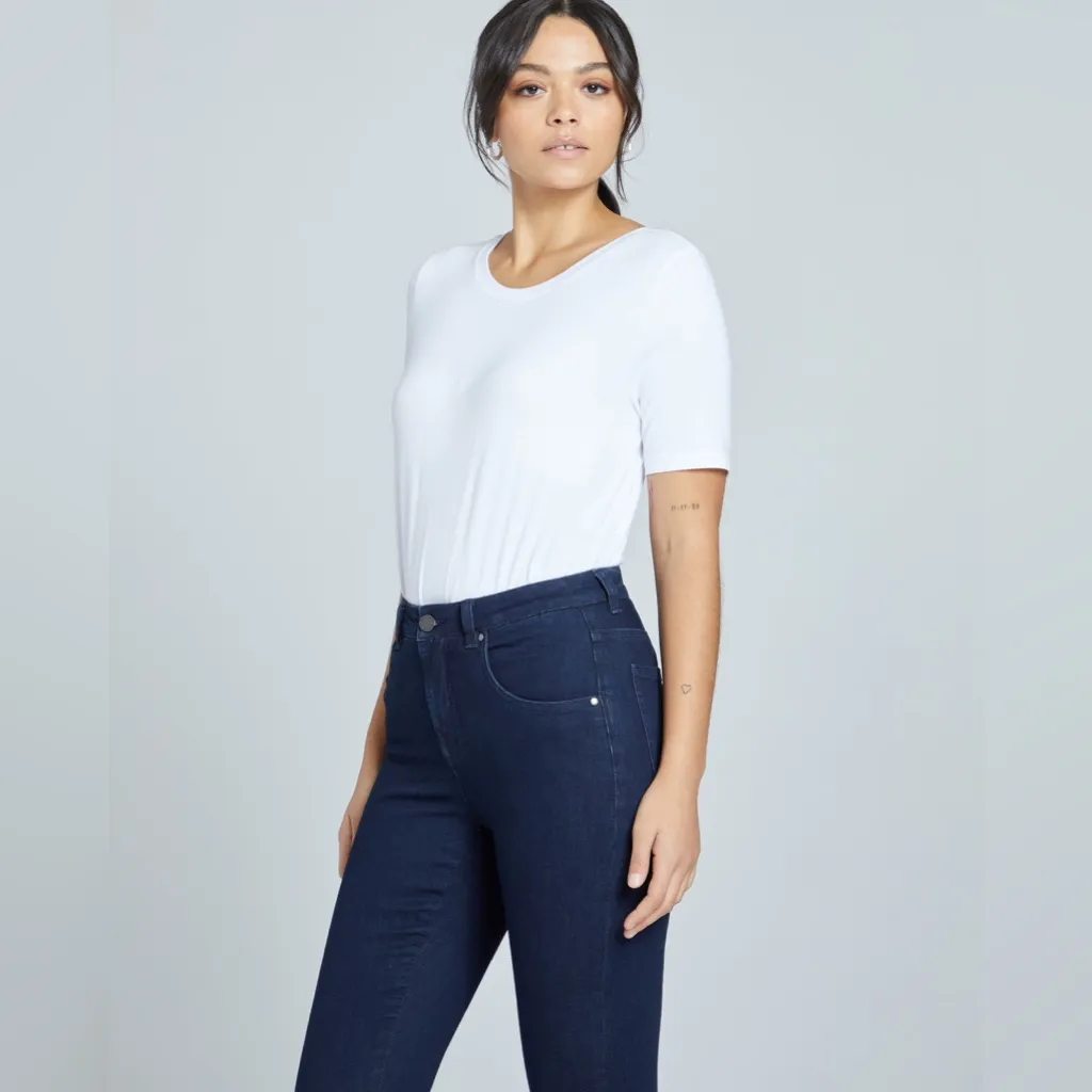 Universal Standard NWT Riviera high rise skinny jeans indigo sz 00 - Image 3