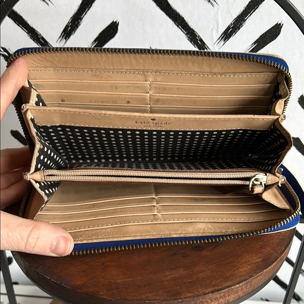 Kate Spade Blue Wallet - Image 2