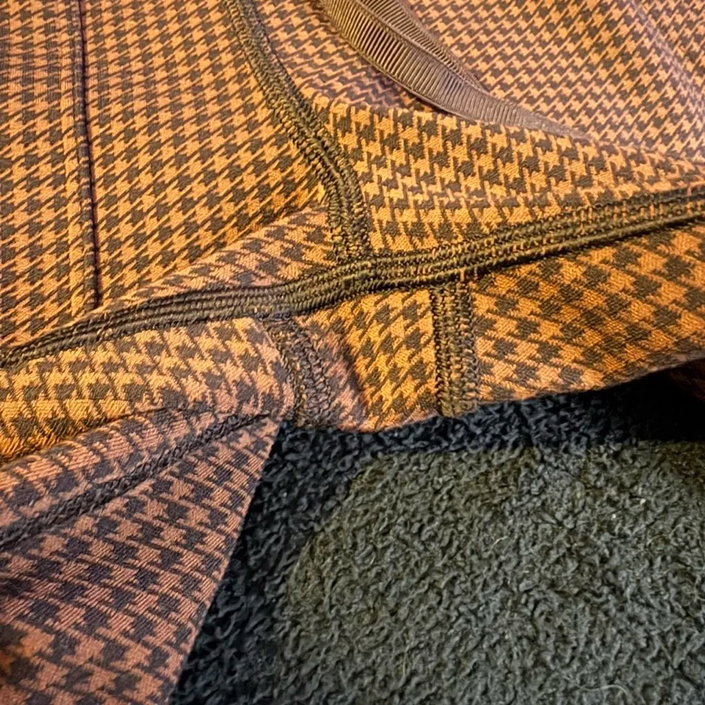 American Eagle Outfitters Brown Houndstooth Leggings - Image 3