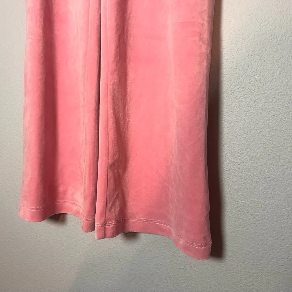 Juicy Couture Velour Pants Juicy Bling Back Butt Light Pink Y2K Size Small - Image 9