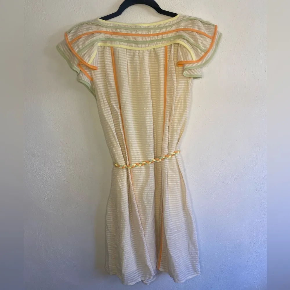 NWT current air MINI DRESS WITH CONTRAST PIPE/BRAID - Image 5