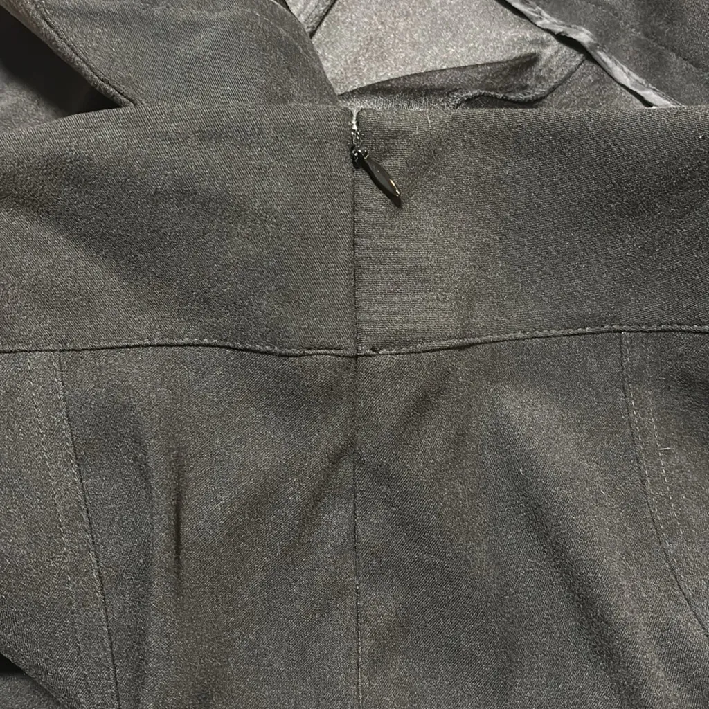 24W long black flare skirt Laura Scott plus woman side zip - A line fit flare - Image 4