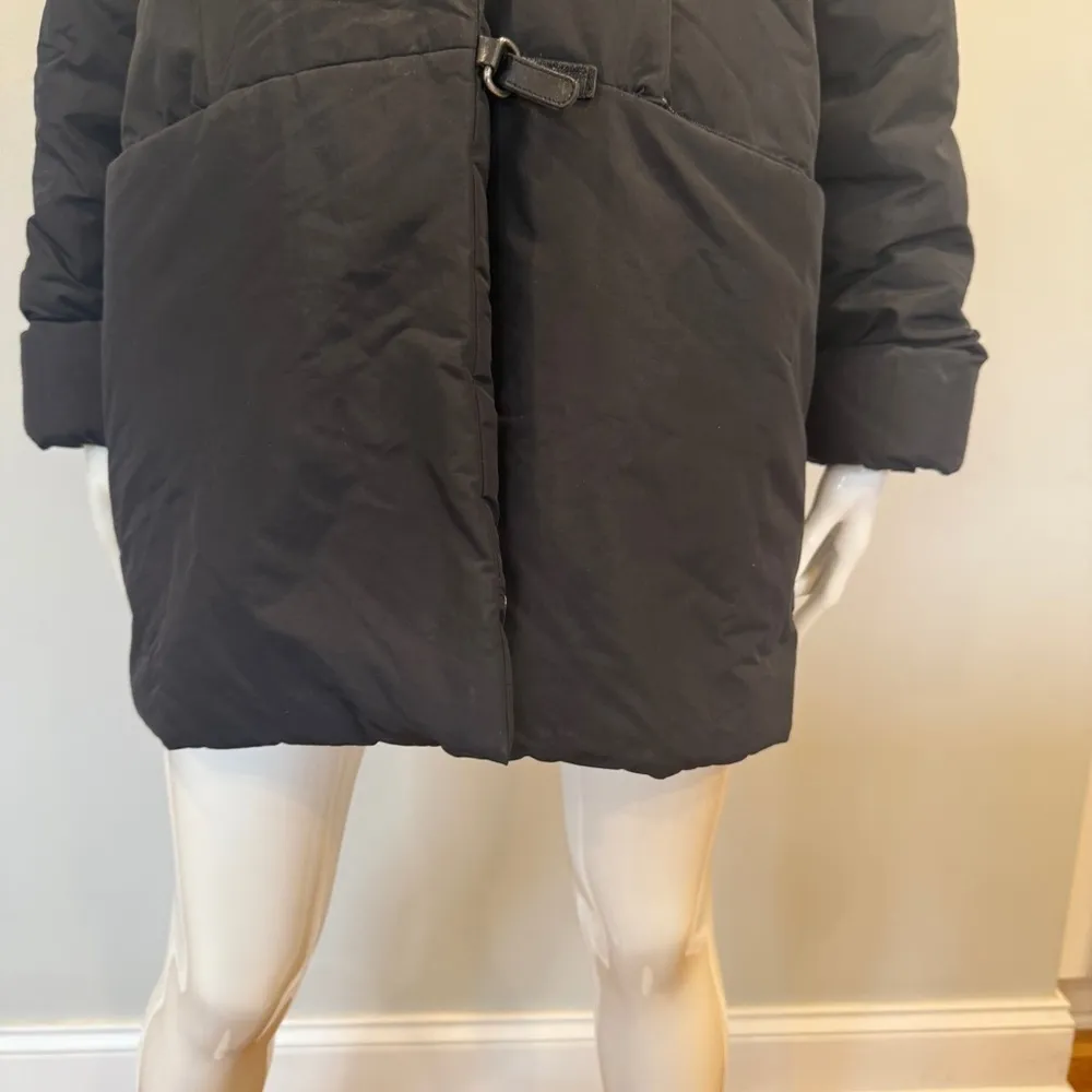 French Coat Paris Women's Black Puffer Jacket Size M - Image 2