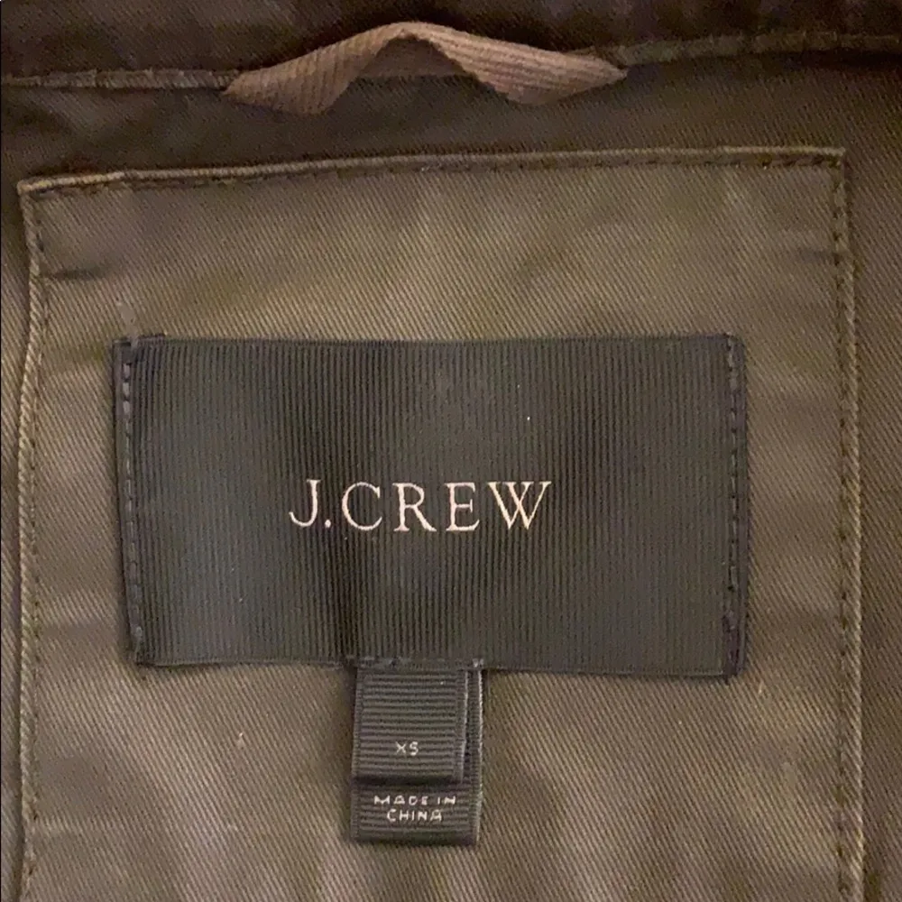J Crew Downtown Army Green Field Jacket. EUC. - Image 8