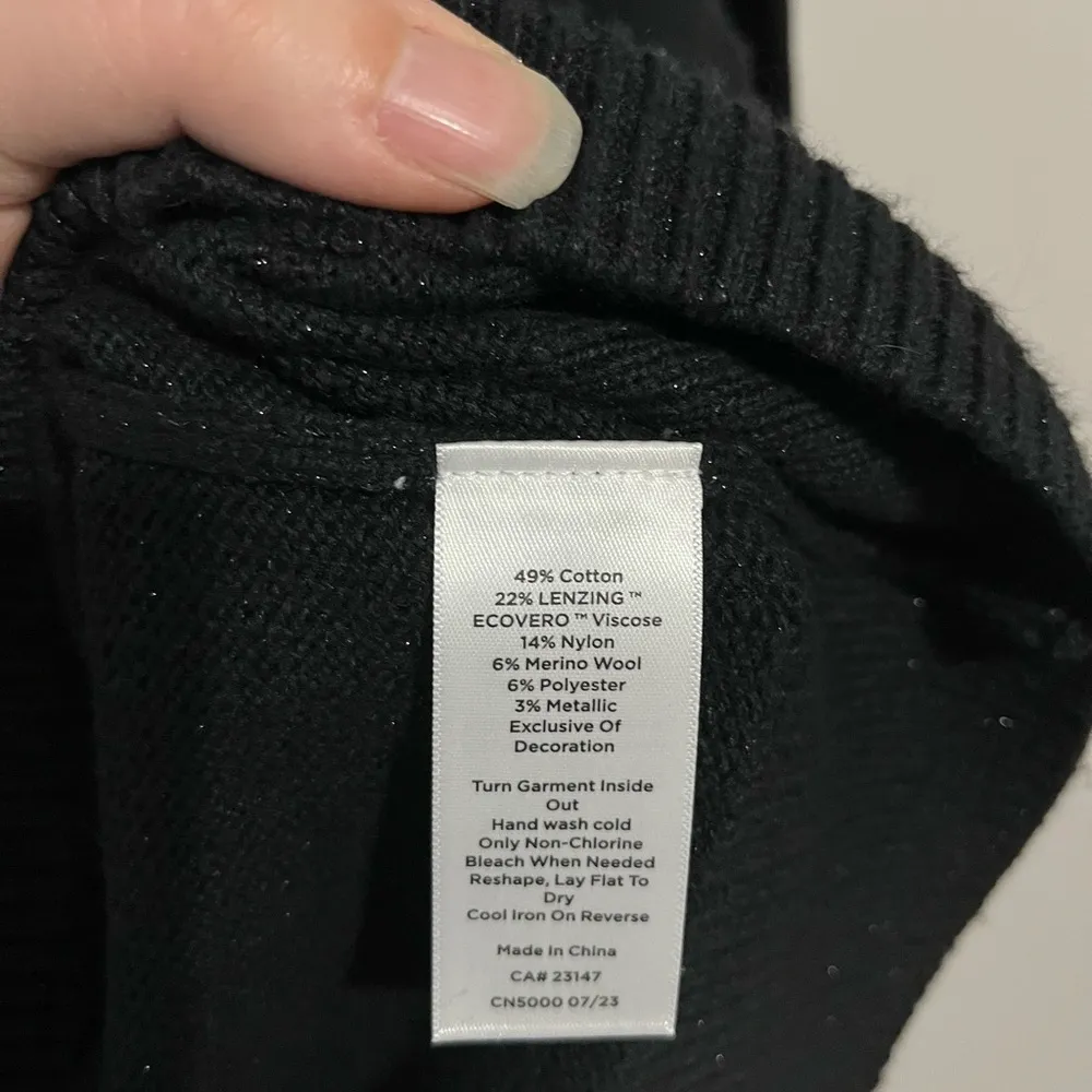 NWT Talbots Block Puff Sleeve Crewneck Pullover Sparking Champagne 1X - Image 4