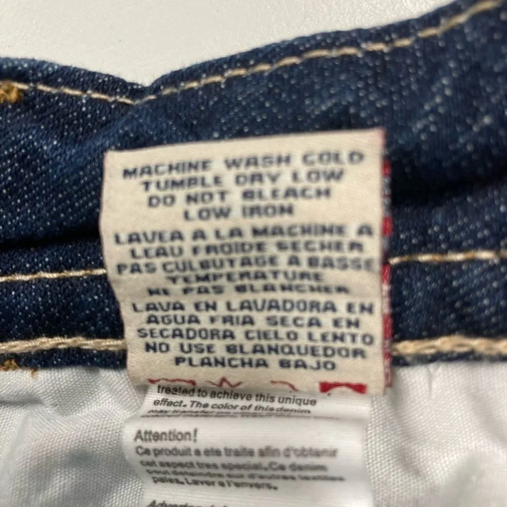 MEK Denim, CapeTown, Bootcut Jeans, distressed Blue Size 28 - Image 6