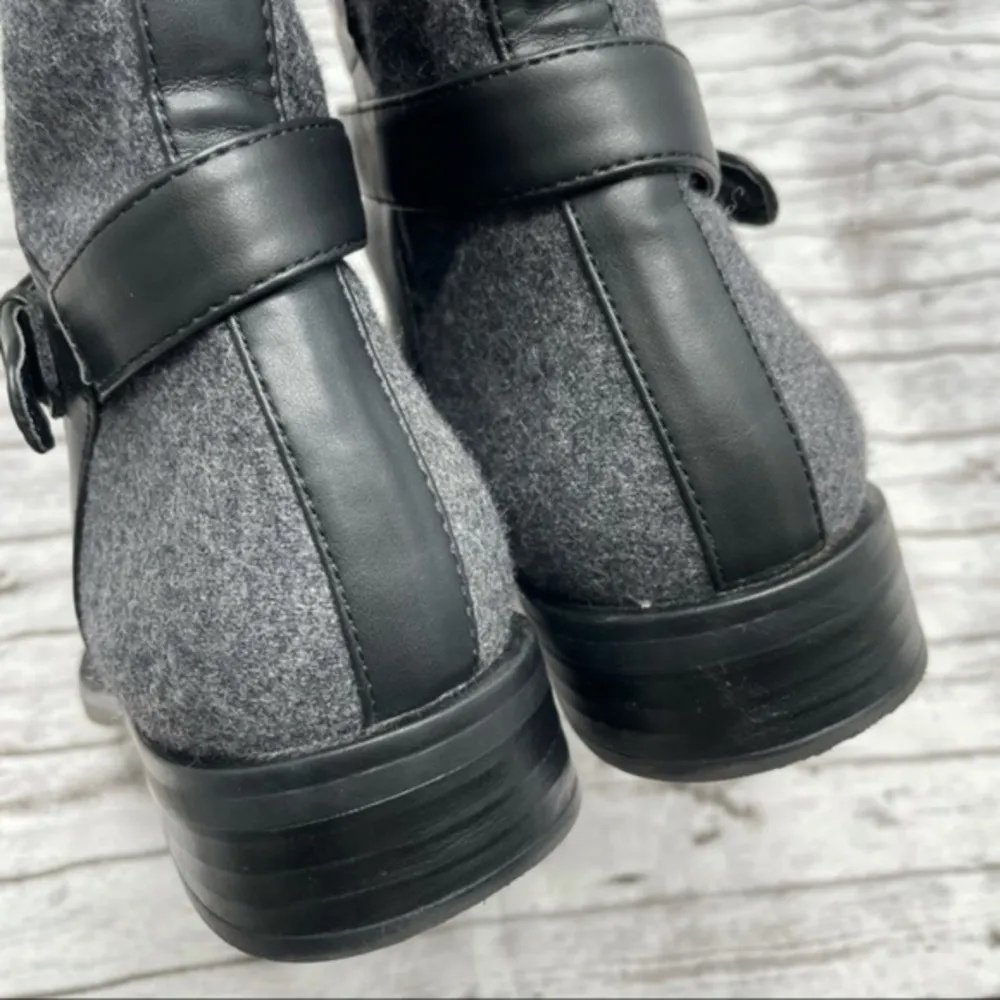 ZARA Basic Black Riding Boots Size 40 - Image 7