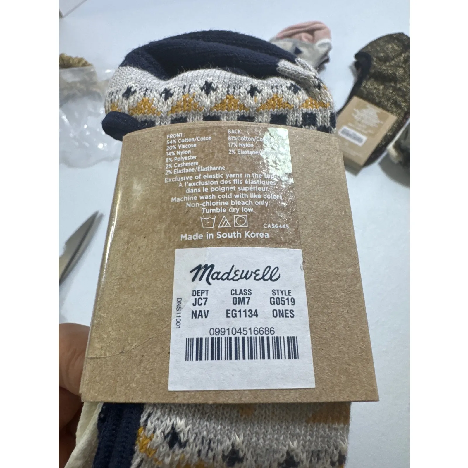 Madewell Low Profile Sock Sets 4 
8*Pairs Multicolor Knit Athletic One Size Old - Image 7