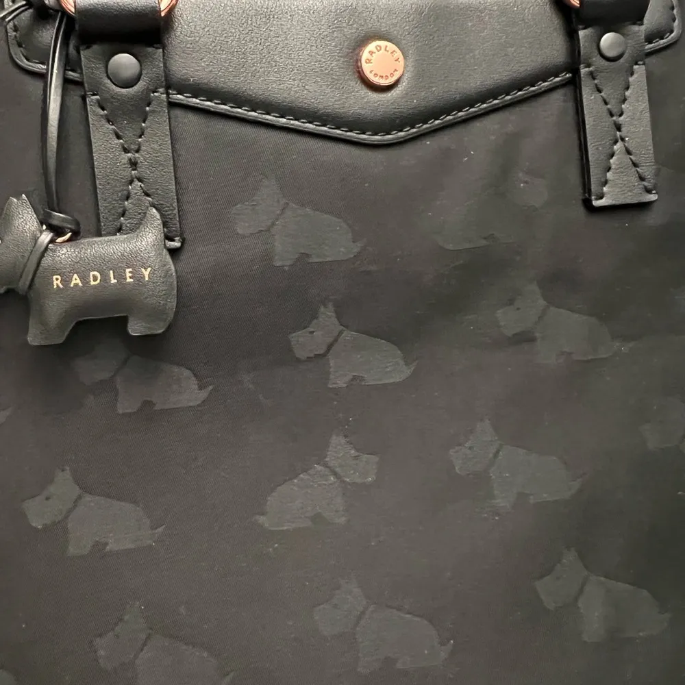 NWOT Radley London black Scottie Dog tote bag - Image 8