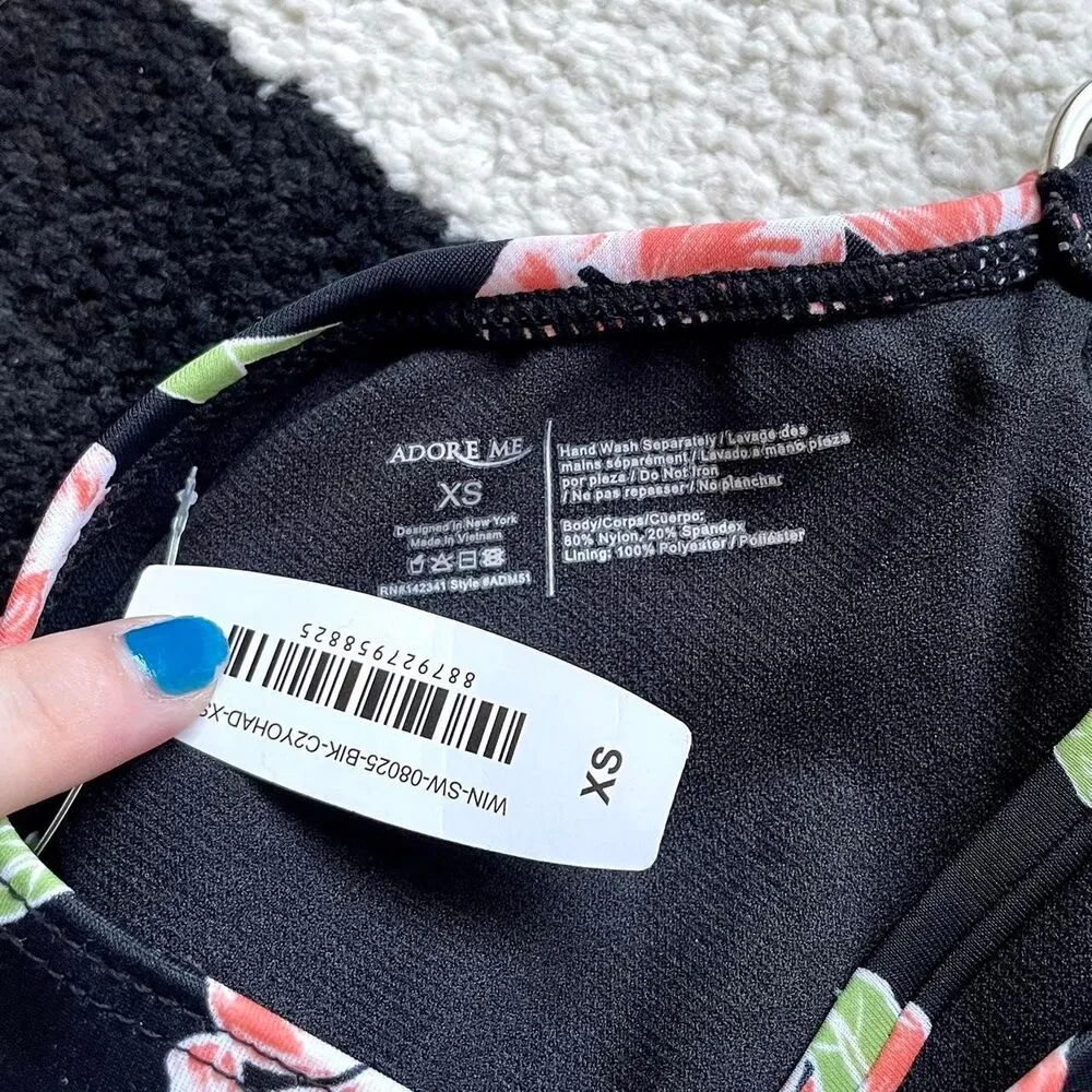 Adore Me NWT  Tropical Bikini Top XS - Image 3