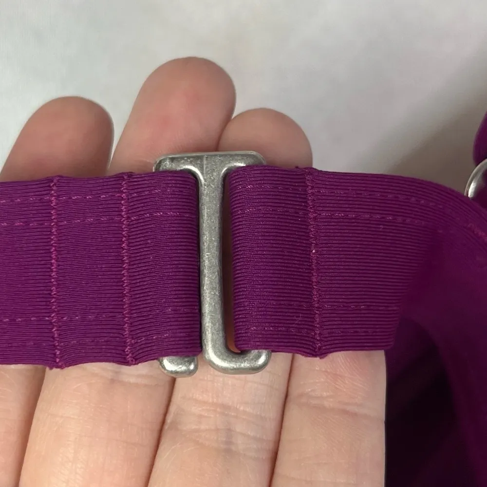 Athleta Clean Strap Purple Bikini Swim Top XXS - Image 6