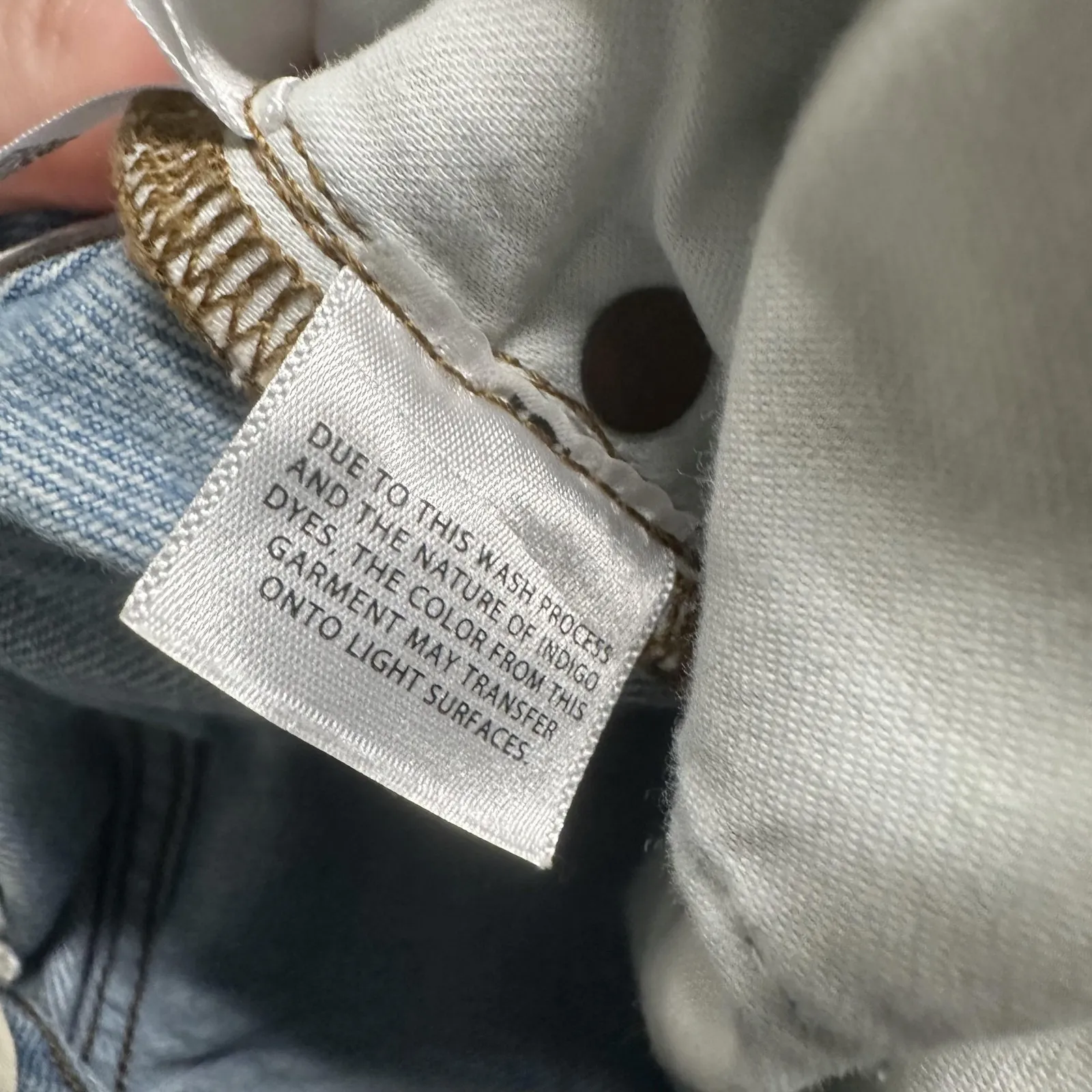 Madewell Low-Slung Baggy Jeans Womens 24 Light Wash Wide Leg Distressed Cuffed - Image 12