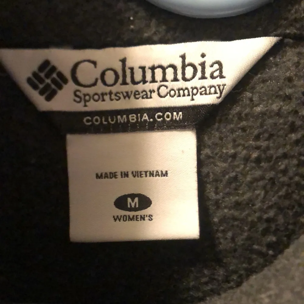 Fleece Full Zip Charcoal Gray Size Medium - Image 3