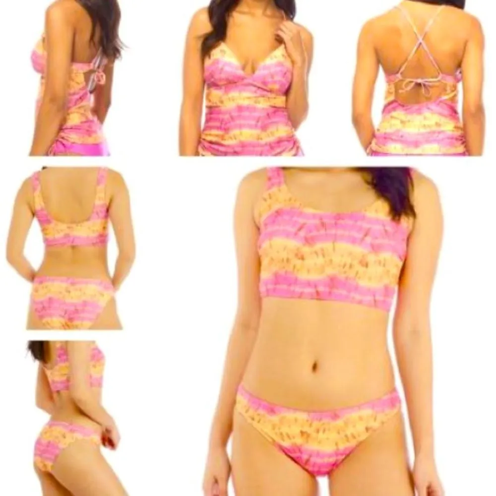 NWT True Craft Tie Dye Midkini and Tankini 3 Pieces Mix and Match size Small - Image 3