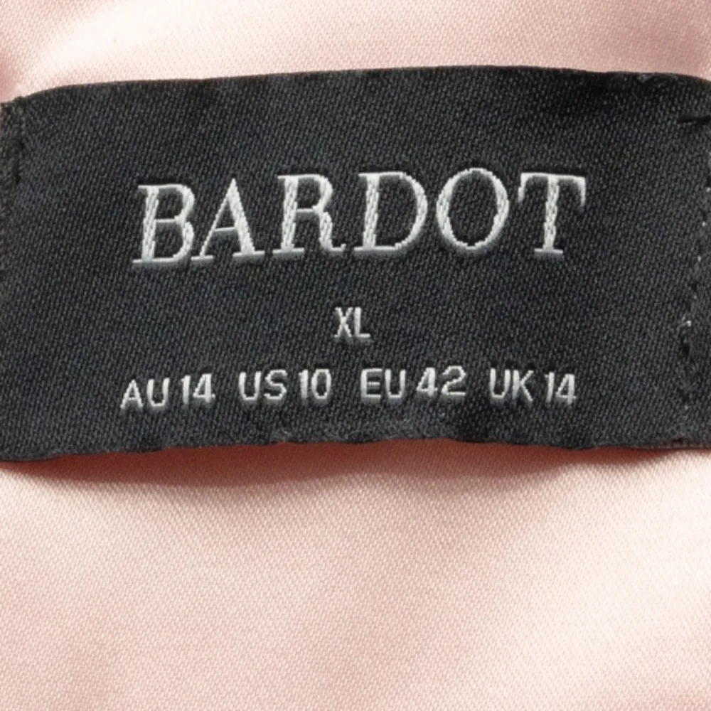 Bardot. Korina Pleated Llong Sleeve Lace Minidress. - Image 3