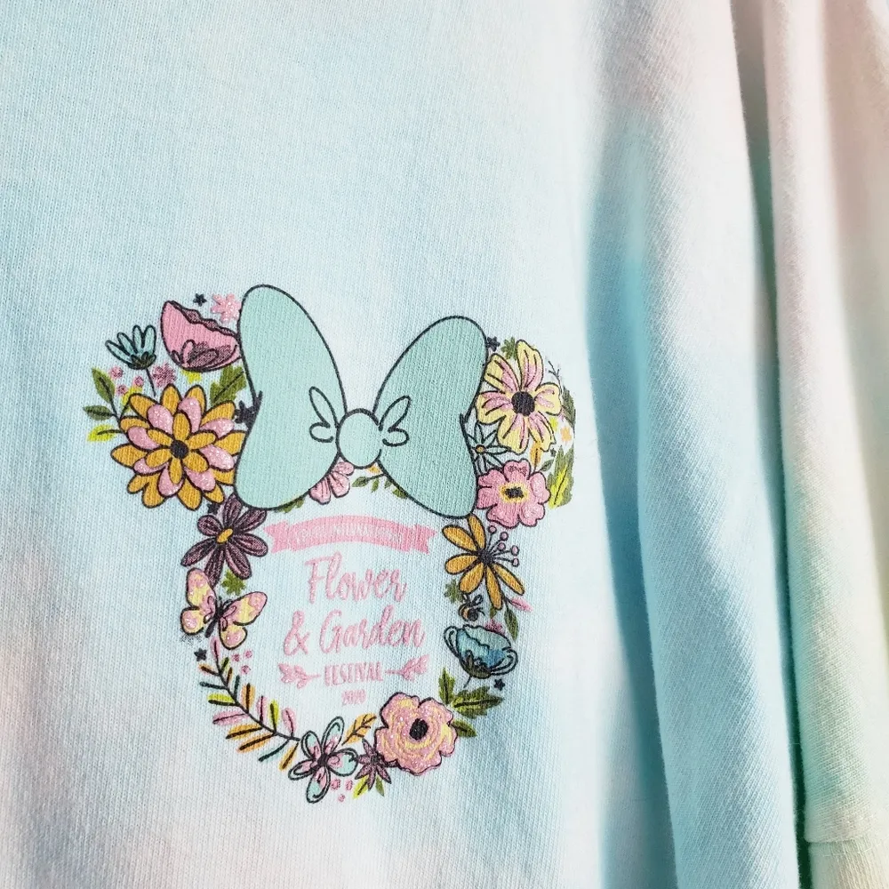 Disney Epcot 2020 Floral And Garden Festival Tie Dye Floral Spirit Jersey - Image 5