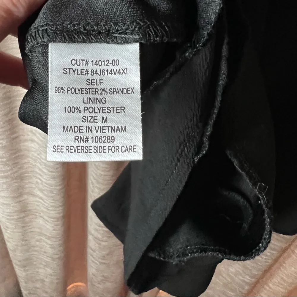 Black Pom Pom Trim Cinched Waist High - Image 15