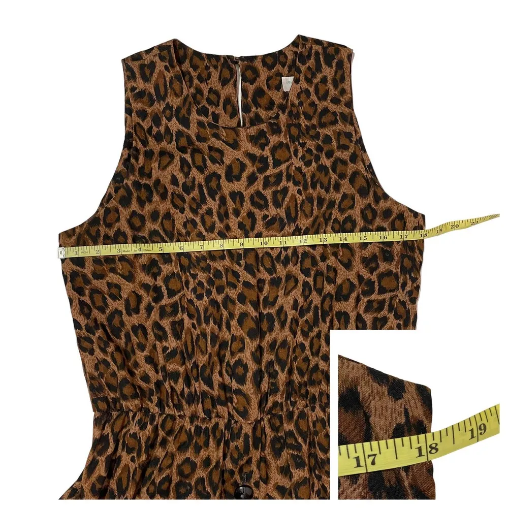 Vintage Lew Magram Collection New York Leopard Print Dress - Image 3