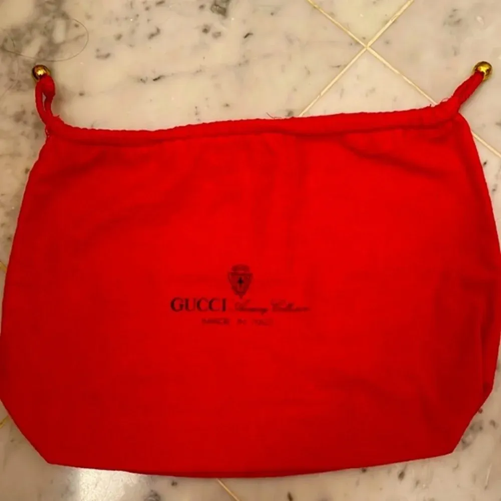 Gucci Authentic Vintage Red Dust Cover Bag - Image 2
