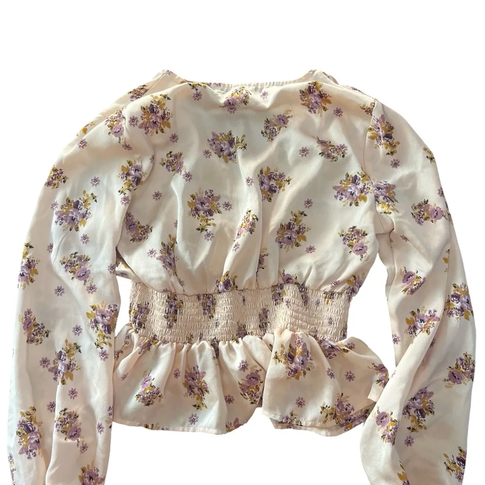 Floral babydoll blouse - Image 3