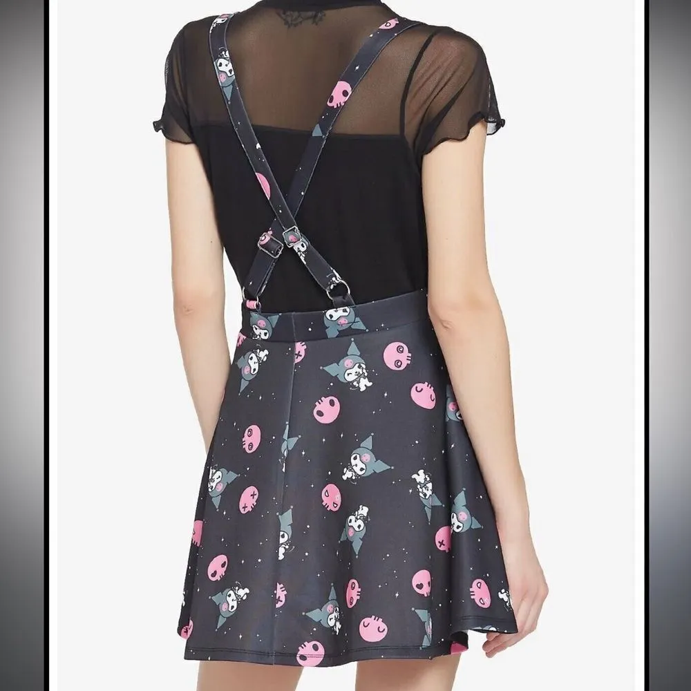 Hot topic Kuromi Skull Suspender Skirt Plus Size Small - Image 6