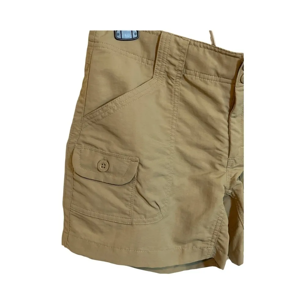 The North Face Women’s Khaki Cargo Shorts | Size 10 | Outdoor Hiking Utility EUC - Image 4