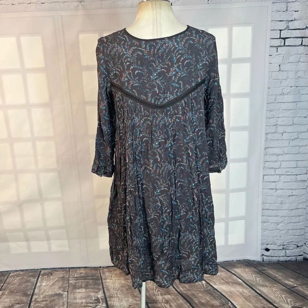 Ba & sh nwt robe esra long sleeve bohemian floral print peasant dress size 1 or - Image 8