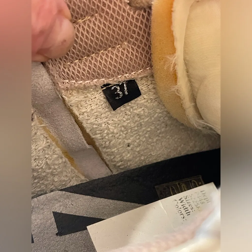 P448 Women's Skate White High-Top Sneakers Size 6.5-7 (37)‎ - Image 9