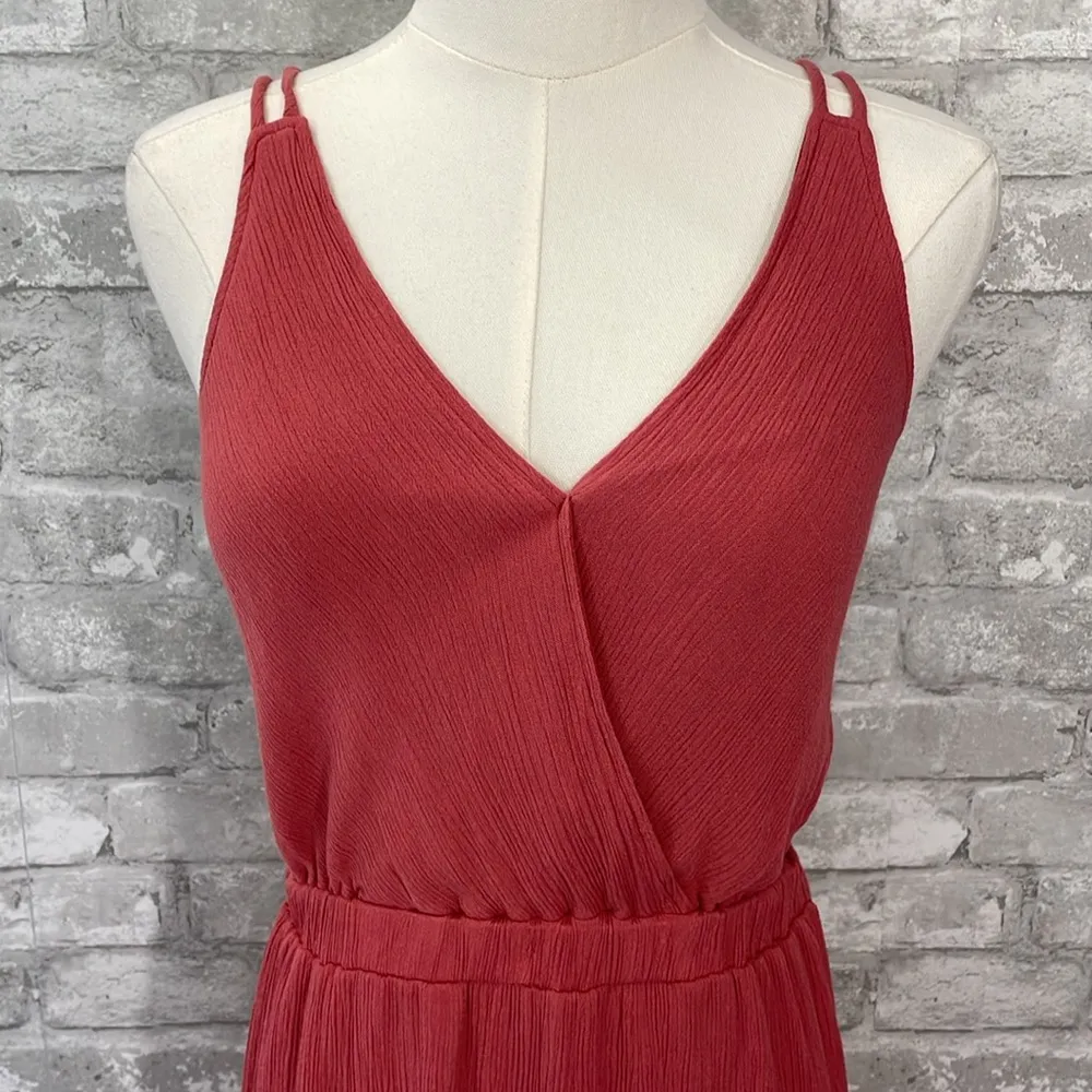 Lulu's Lost in Paradise Rusty Rose Maxi Dress Pink - Image 5