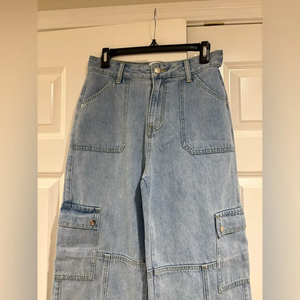 Princess Polly Cargo Jeans NWOT Size 6 - Image 5