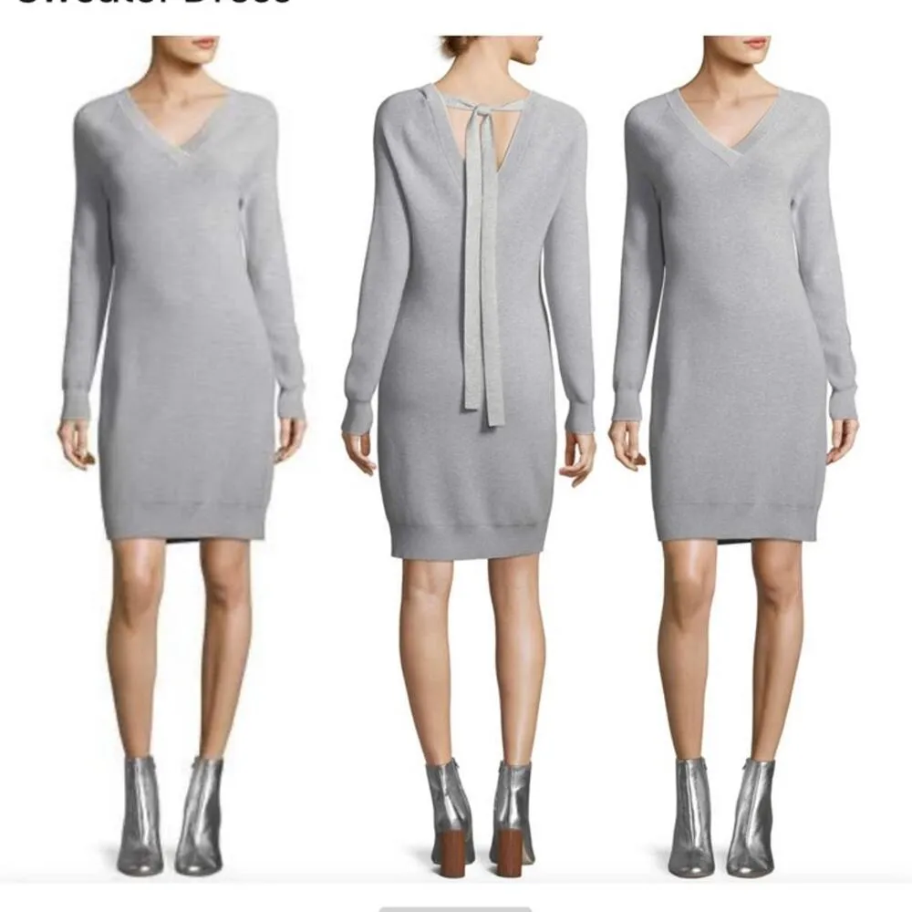 Jason Wu Tin Grey Casual Sweater Dress size Small - Image 3