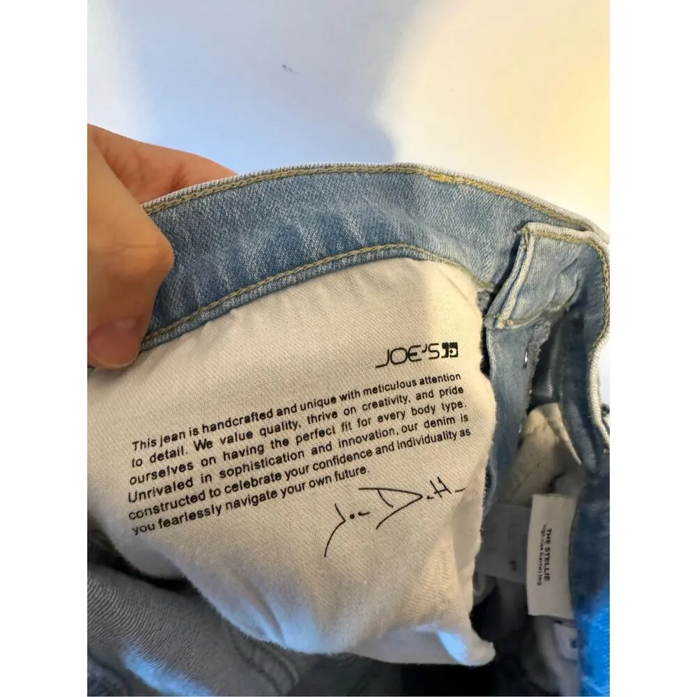 Joe's Jeans The Stellie high rise barrel leg light blue size 30 - Image 4