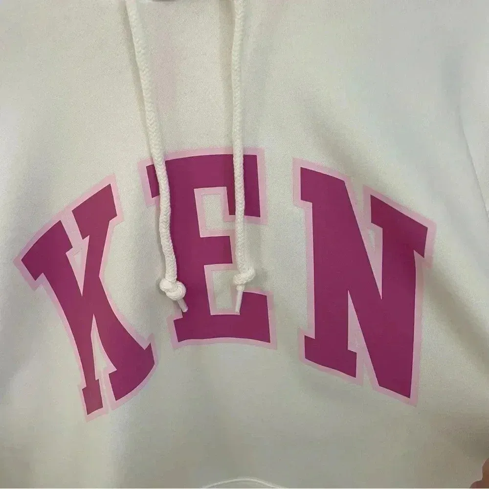 Gap‎ Barbie Ken Graphic Hoodie Medium - Image 5