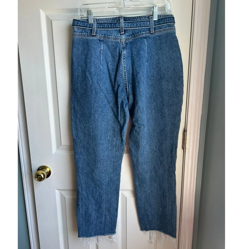 Abercrombie Dark Wash Mom Jeans - 29/8R - Image 2