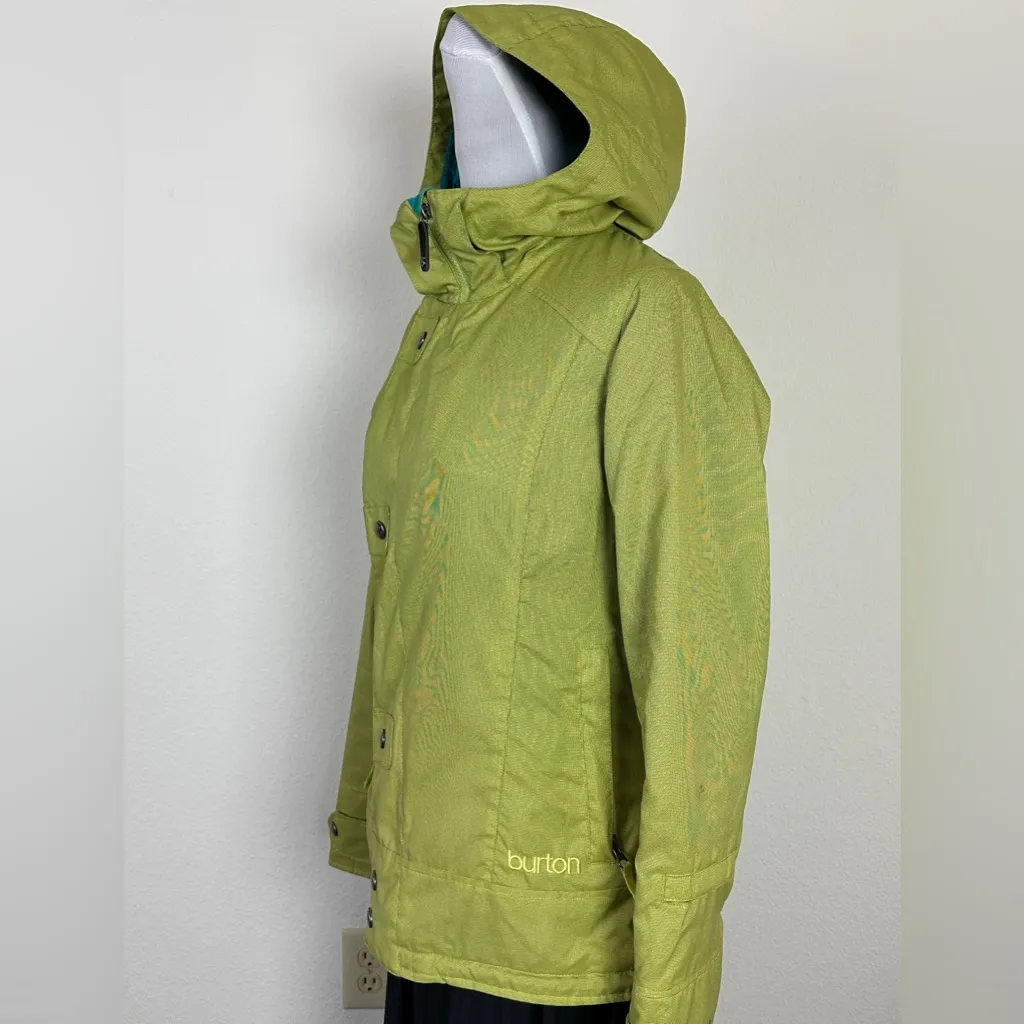 BURTON Green Ski Jacket Size M - Image 3