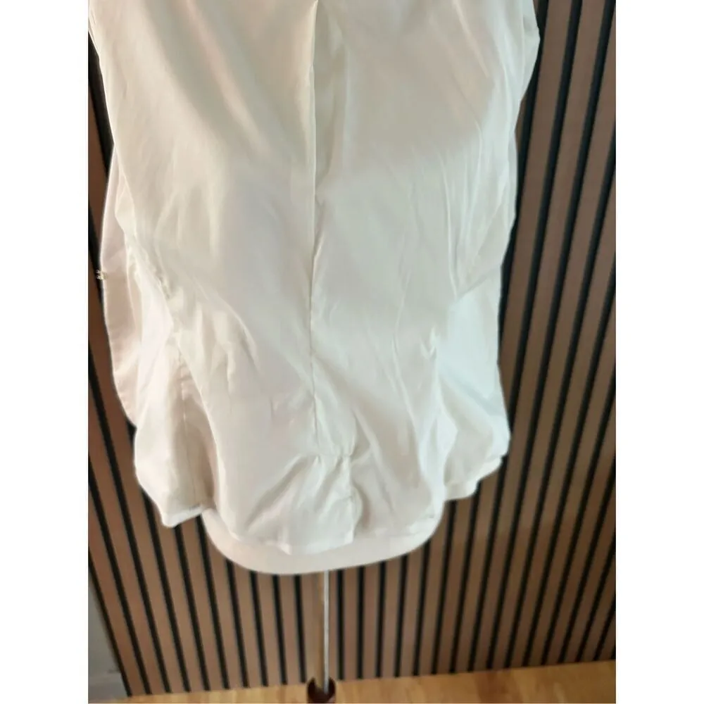 Cachè cream color long sleeve blazer size 4 fancy going out or office wear - Image 6