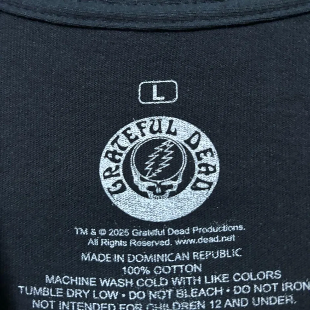 Grateful Dead Rock Band Graphic T-Shirt Size Large - Image 4