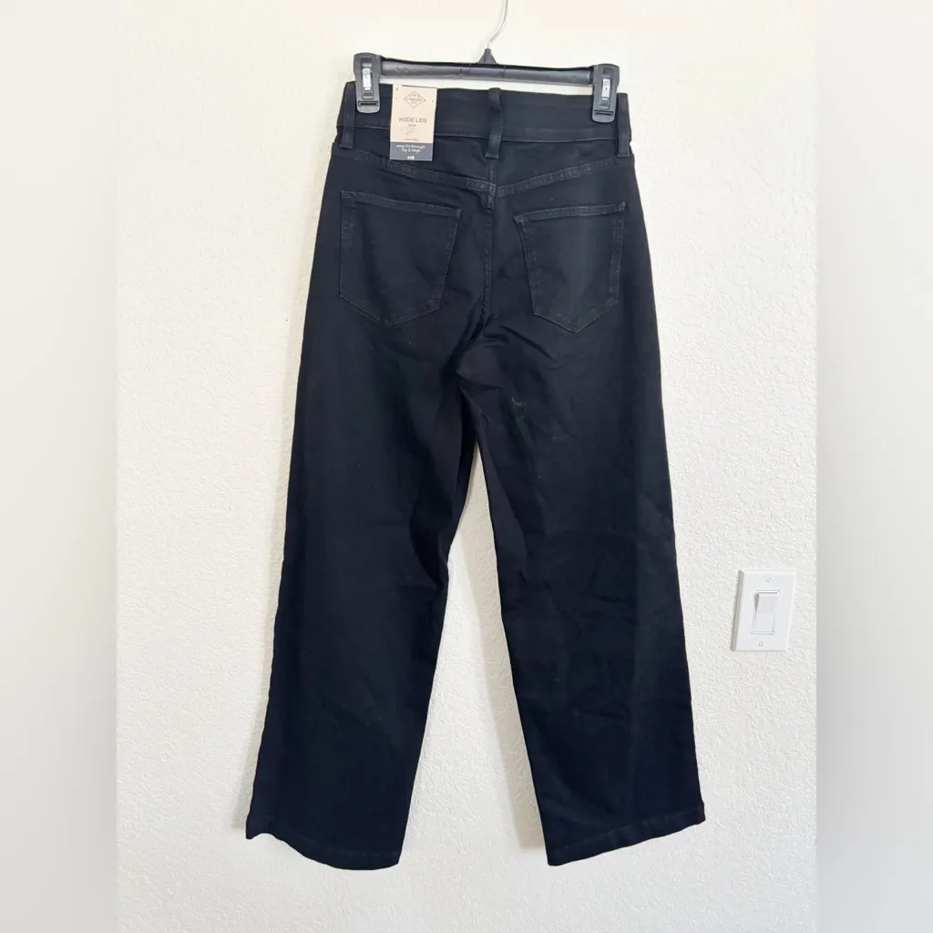 St. John's Bay Black Wide Leg Jeans NEW - Image 2