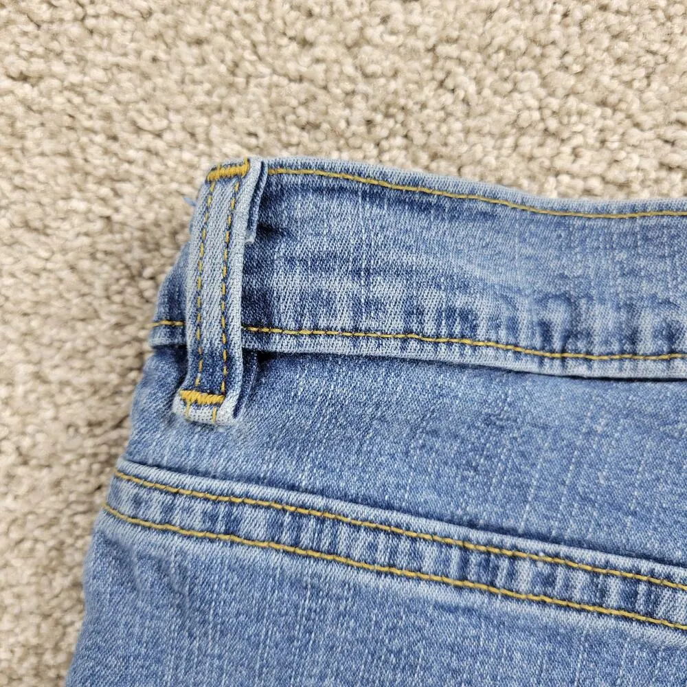 VTG 90s Route 66 Womens Jeans 4 Blue Bootcut Med Wash Mid Rise Stretch Denim - Image 9