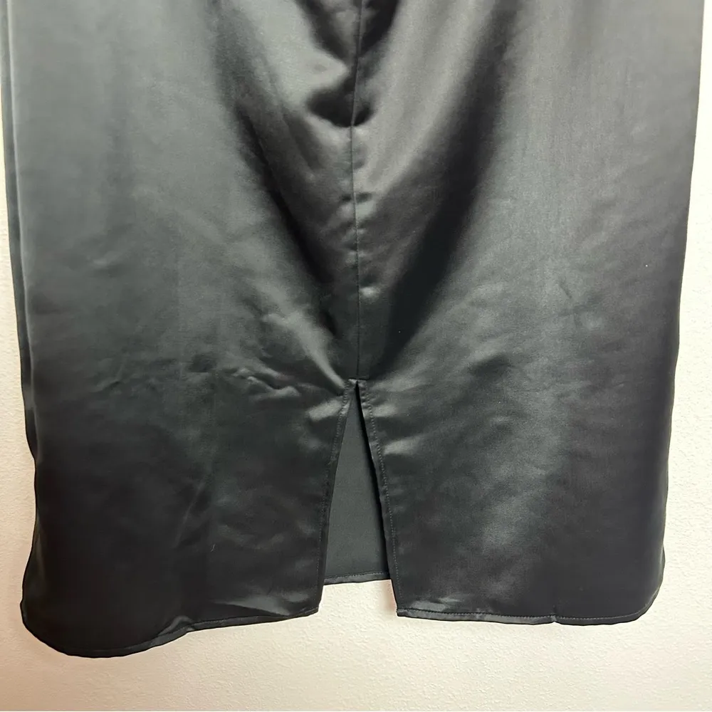 Jason Wu Black Satin Halter Dress MIDI NWT - Image 7