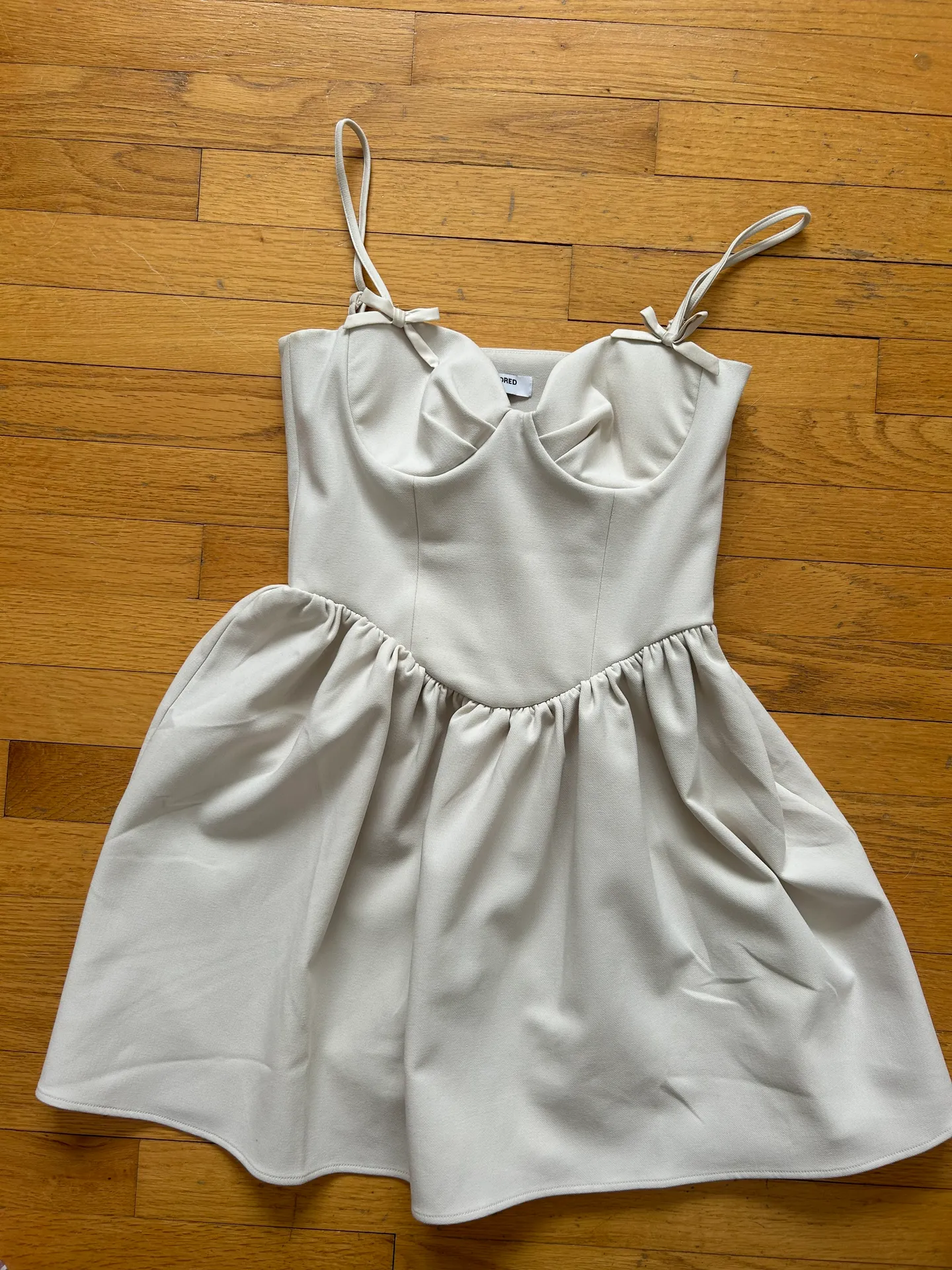 Mini Dress Tan - Image 4