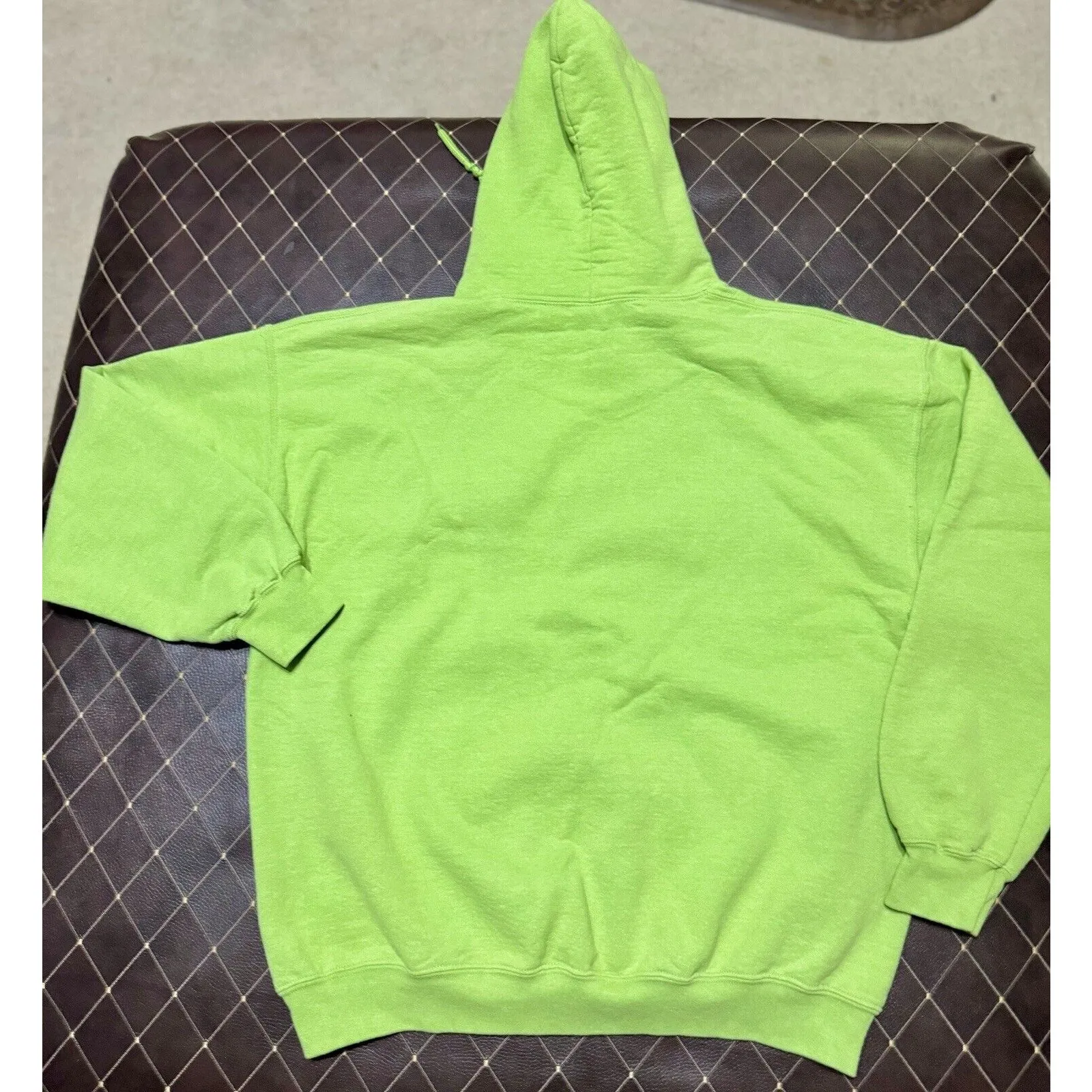 Women’s Light green Hoodie with Snowman Print - Image 6