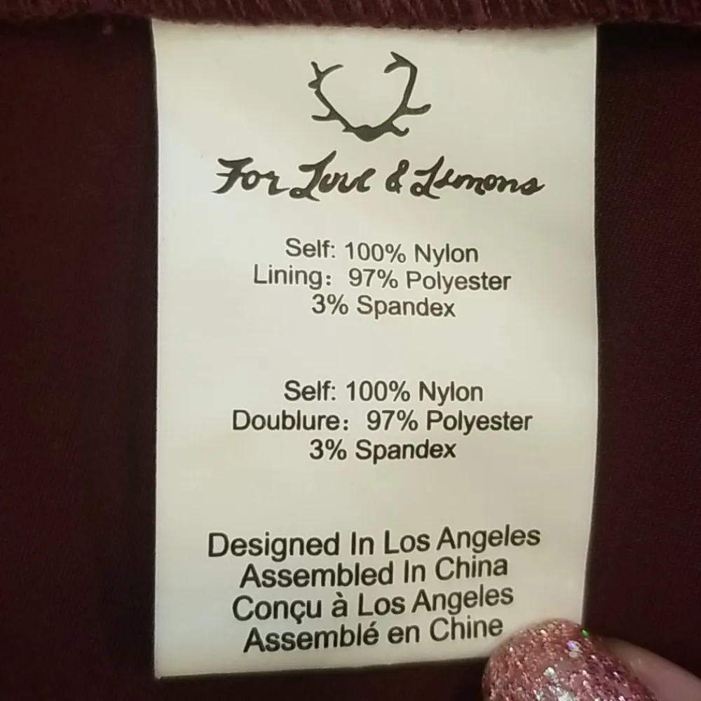 💕FOR LOVE & LEMONS💕 Jolene Lace Up Mini Dress XS - Image 17