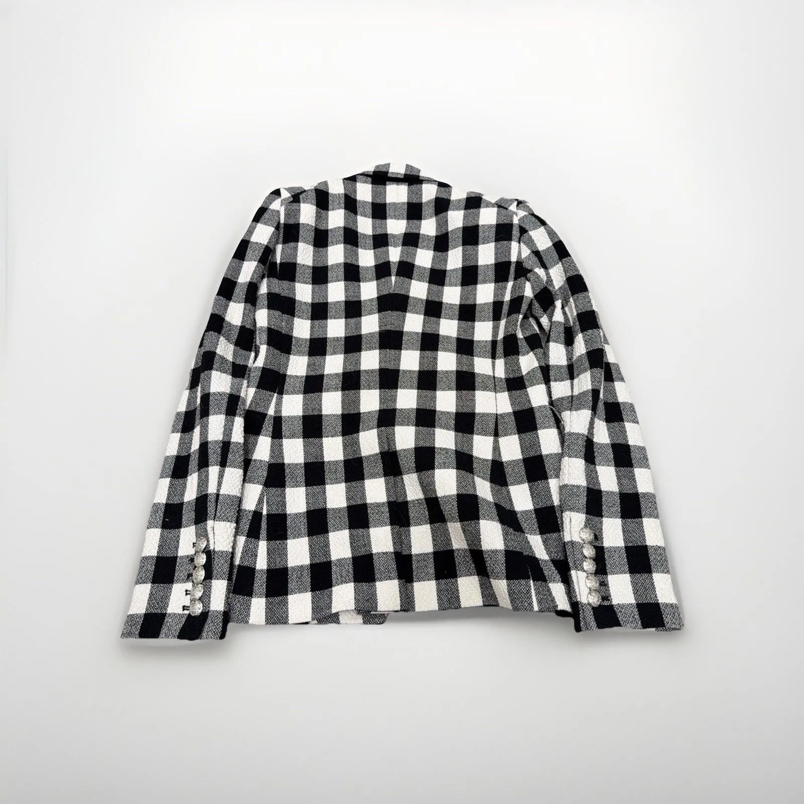 Veronica Beard Miller Black/White Check Dickey Blazer Jacket sz 2 - Image 6