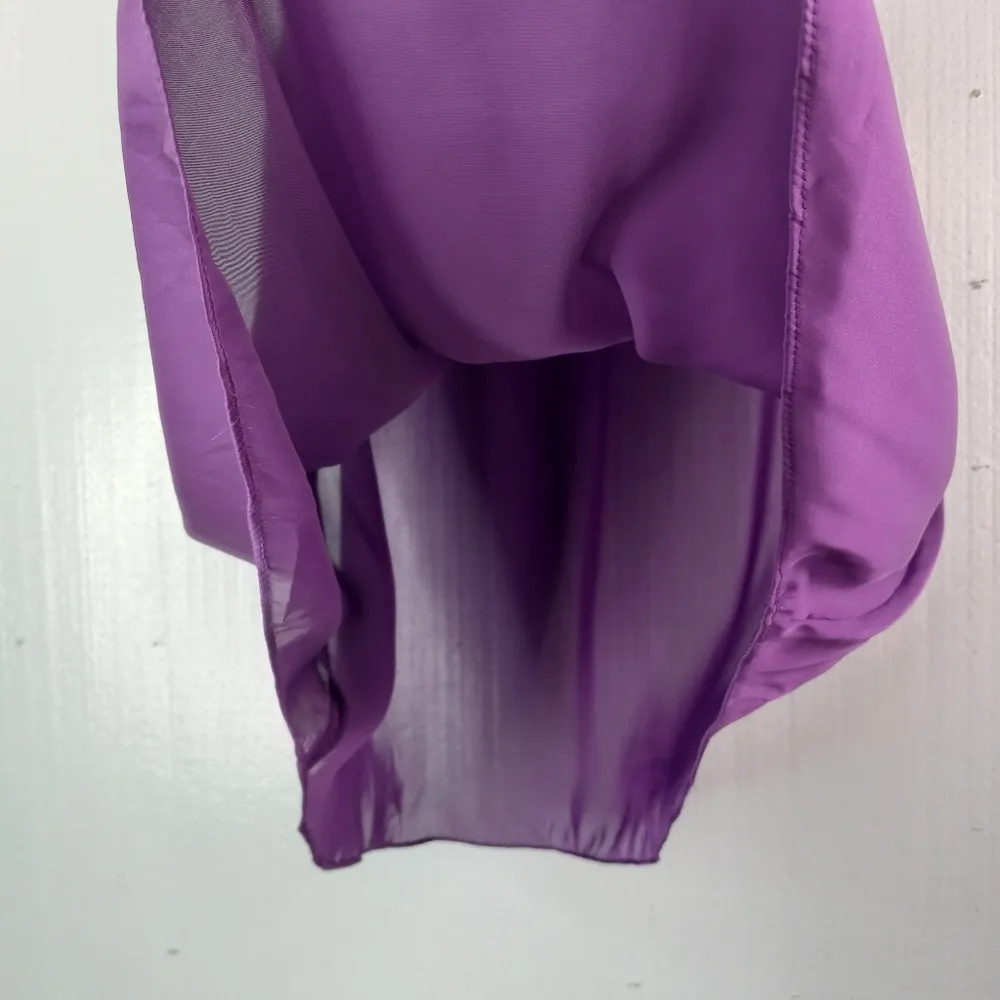 BCBG MaxAzri M Sleeveless Formal Top In Purple - Image 3